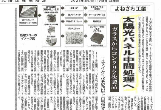北海道建設新聞の掲載記事